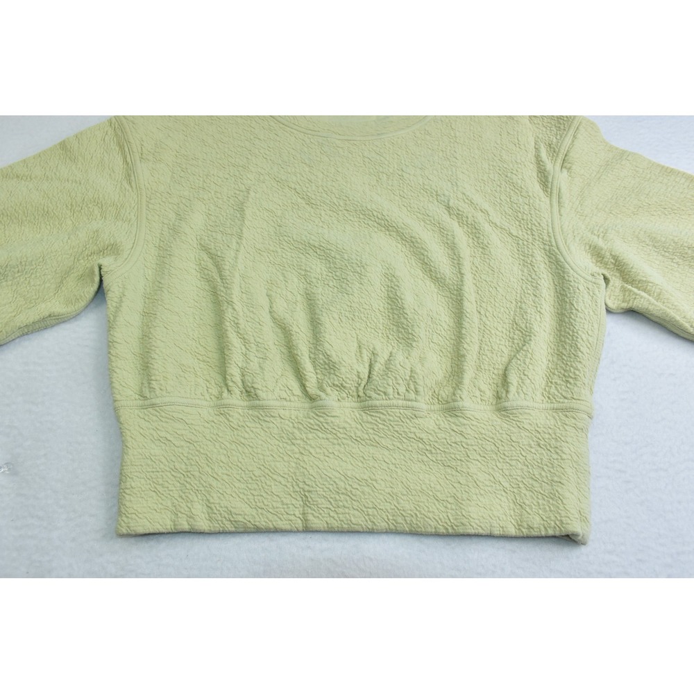 Lululemon Textured Women's Pullover Size 4 Crewneck Dew Green Activewear - Picture 4 of 12
